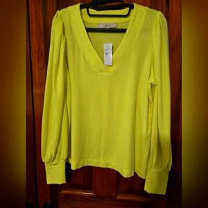 LOFT Yellow Sweater